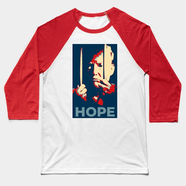 Hope Trump Jailbird Baseball T-Shirt by WearablePSA